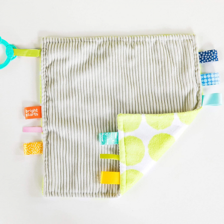 Bright Starts - Paturica vesela Little Taggies cu buline verzi [2]