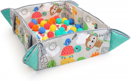 Bright Starts - Salteluta de activitati 5 in 1 Gym & Ball Pit Totally Tropical [1]