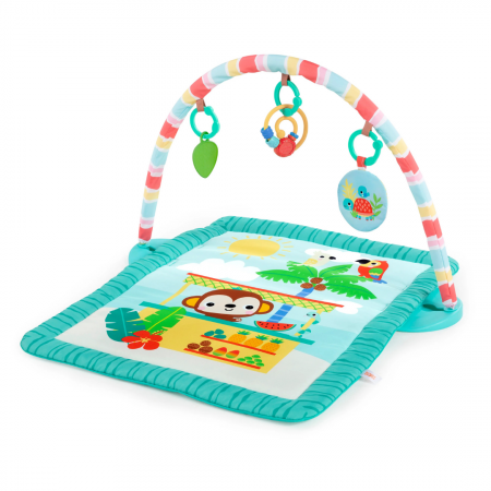 Produse - Bright Starts - Salteluta de joaca cu bara de jucarii Tiki Toy Bar