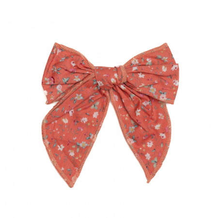 Clama eleganta de par cu funda, fetite, bumbac, Melvelo - Papaya [1]