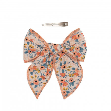 Clama eleganta de par cu funda, fetite, bumbac, Melvelo - Peach Sunset [1]