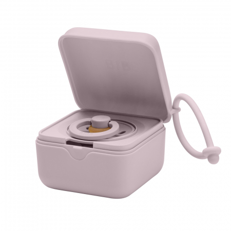 Suzete si accesorii - Cutie multifunctionala pentru depozitare suzete Bibs - Dusty Lilac