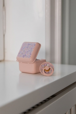 Cutie multifunctionala pentru depozitare suzete BIBS X LIBERTY - Eloise Blush [1]