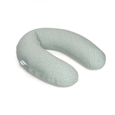 Produse - Doomoo - Perna mare pentru gravide si bebelusi 3 in 1, bumbac organic Buddy Cloudy Kaki