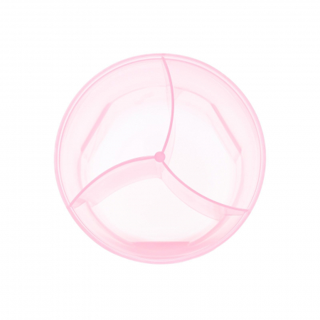 Dozator cu trei compartimente pentru lapte praf, Melvelo - Pink [2]