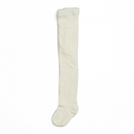 Dres copii cu model lateral, cu chilot si varf, bumbac, Melvelo - Cream [1]