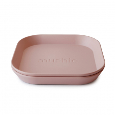 Farfurie Patrata Mushie - Blush [1]