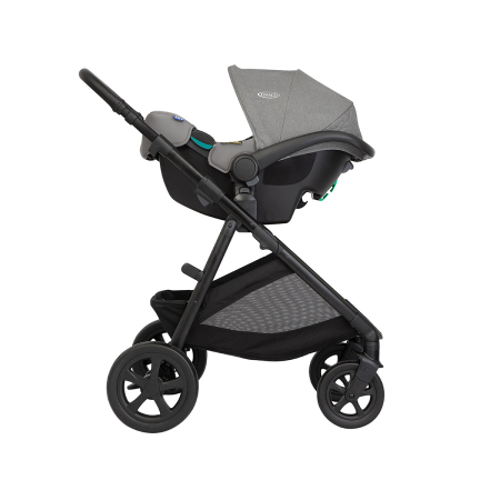 Graco - Carucior pentru copii multifunctional 3 in 1 Near2Me DLX Ash (Carucior Near2Me DLX + Landou Near2Me DLX + Scoica SnugLite) [10]