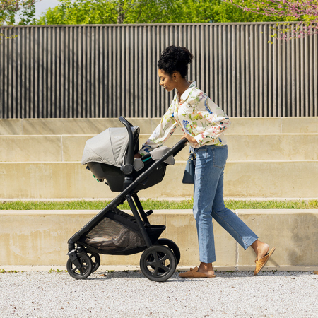 Graco - Carucior pentru copii multifunctional 3 in 1 Near2Me DLX Ash (Carucior Near2Me DLX + Landou Near2Me DLX + Scoica SnugLite) [12]