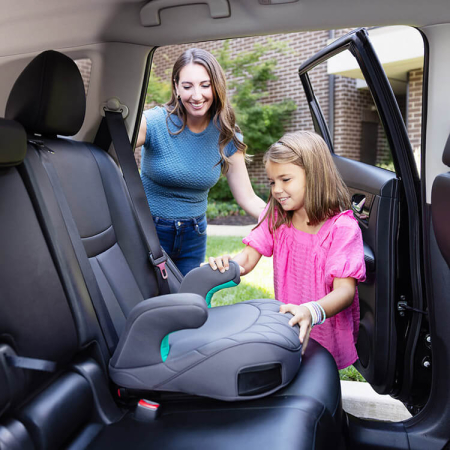 Graco - Scaun auto booster i-Size, Booster Max Iron, 137-150 cm, certificat R129 [1]