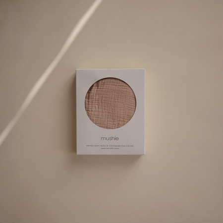 Husa pentru salteluta de infasat bebe, Mushie - Blush [4]