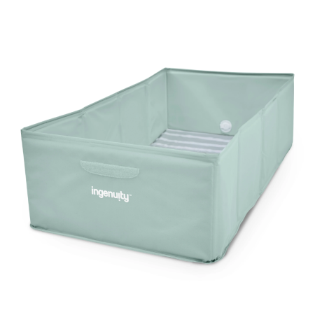 Produse - Ingenuity - Cadita pliabila pentru calatorii Tuckaway Travel Tub Sage