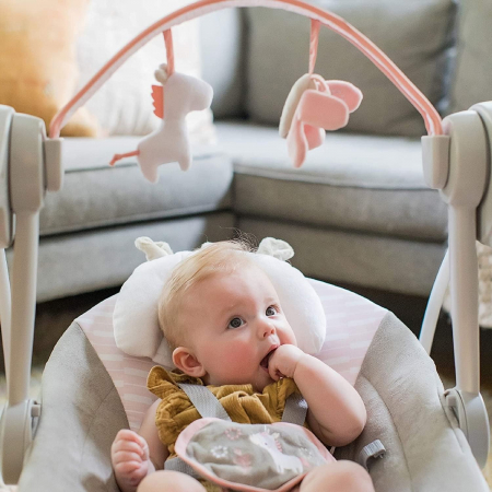 Ingenuity - Leagan portabil Comfort 2 Go Flora the Unicorn [1]