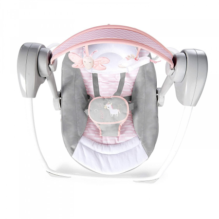 Ingenuity - Leagan portabil Comfort 2 Go Flora the Unicorn [4]