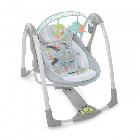 Produse - Ingenuity - Leagan portabil Swing 'n Go Portable Swing™ - Hugs & Hoots™