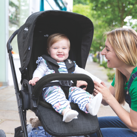 Joie - Carucior pentru copii multifunctional 3 in 1 Chrome DLX Toffee (Carucior Chrome DLX + Landou Toffee + Scoica i-Snug Toffee) [5]