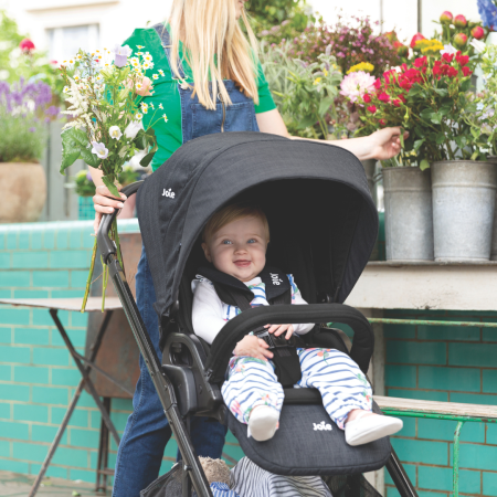 Joie - Carucior pentru copii multifunctional 3 in 1 Chrome DLX Toffee (Carucior Chrome DLX + Landou Toffee + Scoica i-Snug Toffee) [3]