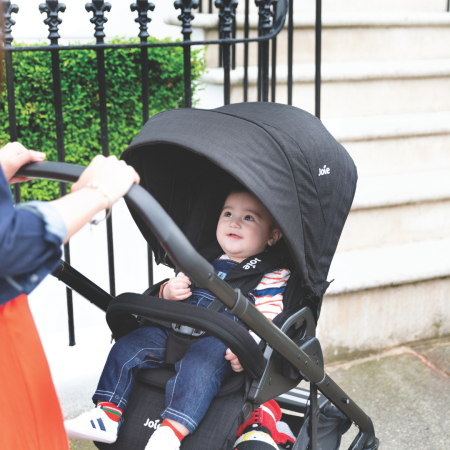 Joie - Carucior pentru copii multifunctional 3 in 1 Chrome DLX Toffee (Carucior Chrome DLX + Landou Toffee + Scoica i-Snug Toffee) [9]