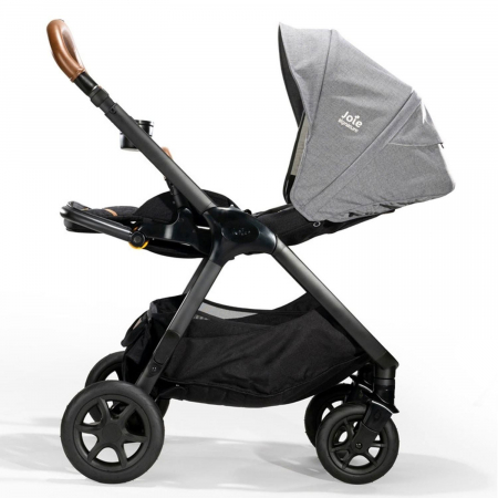 Joie - Carucior pentru copii multifunctional 3 in 1 Finiti Signature Carbon/Shale (Carucior Finiti Carbon + Landou Ramble XL Carbon+ scoica i-Gemm Shale) [1]