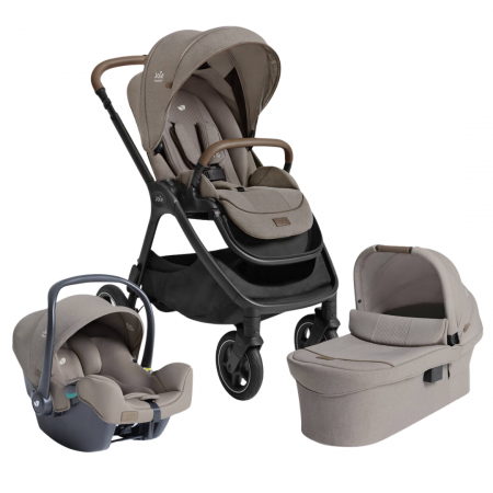 Carucioare 3 in 1 - Joie - Carucior pentru copii multifunctional 3 in 1 Finiti Signature Maple (Carucior Finiti + Landou Ramble XL + scoica i-Snug)