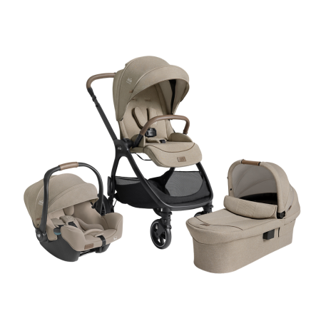 Produse - Joie - Carucior pentru copii multifunctional 3 in 1 Valora Signature Sandstone (Carucior Valora + Landou Ramble XL + scoica i-Starter)