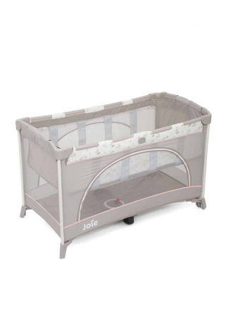 Joie - Patut pliant cu 2 niveluri Allura 120 cm, Flowers Forever [5]