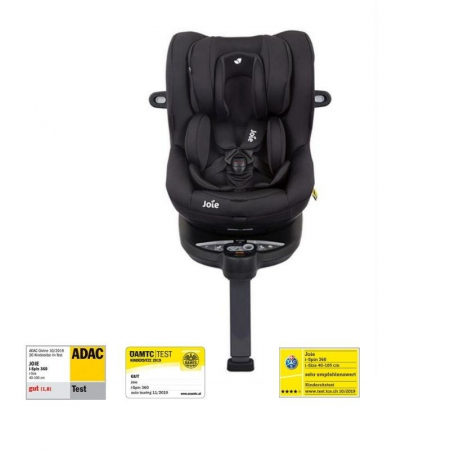Joie - Scaun auto i-Spin 360° Coal, 40-105 cm, testat ADAC si certificat R129 [2]