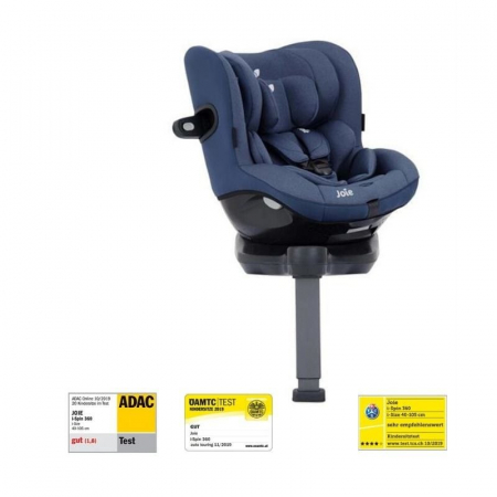 Joie - Scaun auto i-Spin 360° Deep Sea, 40-105 cm, testat ADAC si certificat R129 [10]