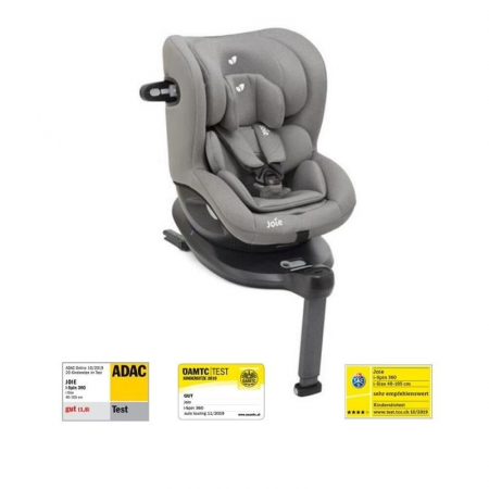 Joie - Scaun auto i-Spin 360° Gray Flannel, 40-105 cm, testat ADAC si certificat R129 [4]