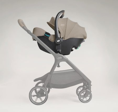 Joie - Scoica auto i-Starter cu tetiera reglabila, 40-75 cm, Sandstone, certificata R129 [2]