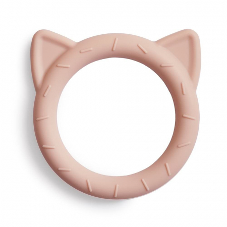 Jucarii pentru dentitie - Jucarie Dentitie Mushie, Cat - Blush