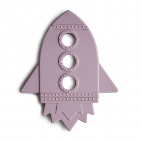 Jucarii pentru dentitie - Jucarie Dentitie Mushie - Rocket Soft Lilac