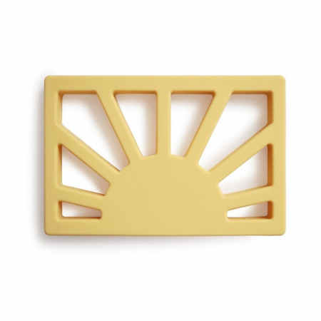 Jucarii pentru dentitie - Jucarie Dentitie Mushie - Sun Muted Yellow