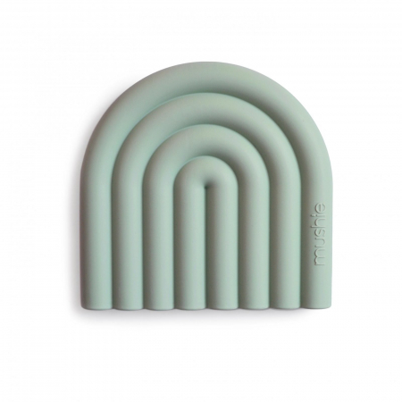 Produse - Jucarie Dentitie Rainbow Mushie- Cambridge Blue