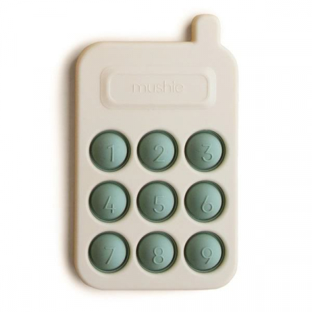 Jucarii educative - Jucarie Mushie antistres din silicon Pop It - Cambridge Blue