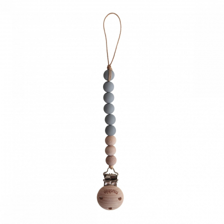 Suzete si accesorii - Lantisor suzeta Mushie - Cleo Stone