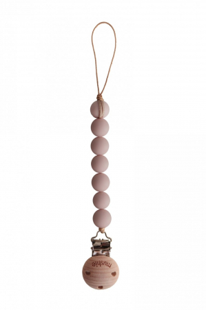 Suzete si accesorii - Lantisor suzeta Mushie - Halo Blush