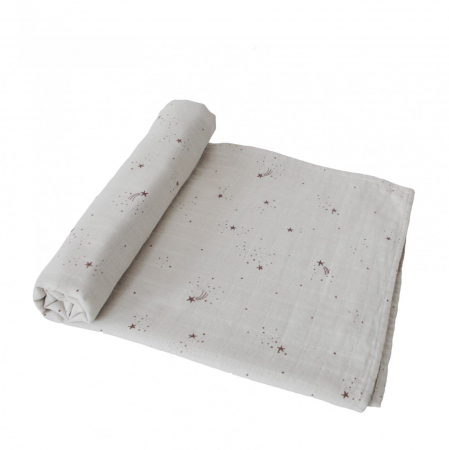 Articole textile - Muselina din bumbac organic Mushie Stars