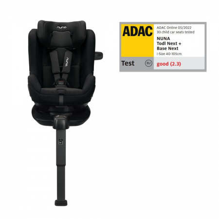 Nuna - Scaun auto rotativ i-Size TODL next Caviar, 40-105 cm, testat ADAC [16]
