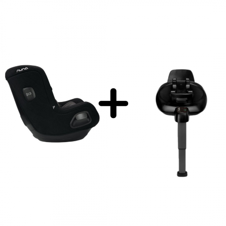 Nuna - Set Scaun auto rotativ i-Size TODL next Caviar, 40-105 cm + Baza isofix BASE next i-Size pentru TODL next [2]