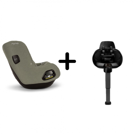 Nuna - Set Scaun auto rotativ i-Size TODL next Pine, 40-105 cm + Baza isofix BASE next i-Size pentru TODL next, testat ADAC [9]