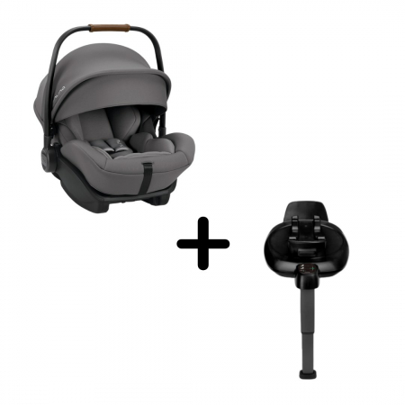 Scoici auto - Nuna - Set scoica auto i-size ARRA Next Granite + Baza isofix BASE next i-Size pentru ARRA next, testata ADAC
