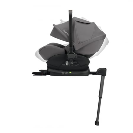 Nuna - Set scoica auto i-size ARRA Next Granite + Baza isofix BASE next i-Size pentru ARRA next, testata ADAC [6]