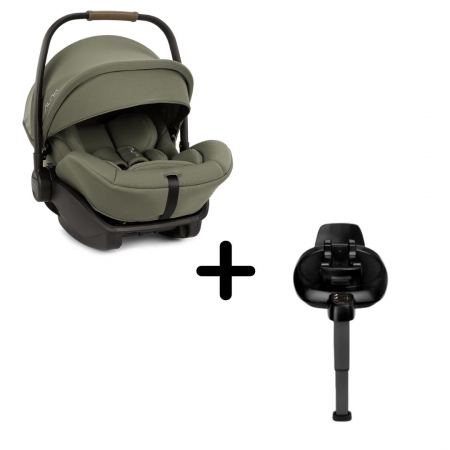 Baze isofix - Nuna - Set scoica auto i-size ARRA Next Pine + Baza isofix BASE next i-Size pentru ARRA next, testata ADAC