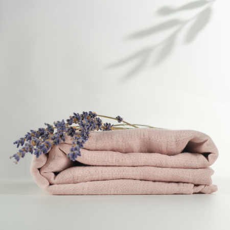 ONINO - Muselina multifunctionala din bumbac 100% organic, HUG.me, Warm Peach, x1 bucata, 120 x 120 cm, certificata GOTS [6]