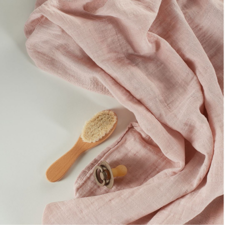 ONINO - Muselina multifunctionala din bumbac 100% organic, HUG.me, Warm Peach, x1 bucata, 120 x 120 cm, certificata GOTS [2]