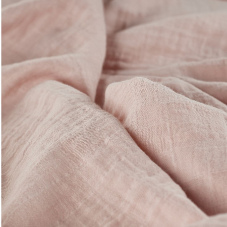 ONINO - Muselina multifunctionala din bumbac 100% organic, HUG.me, Warm Peach, x1 bucata, 120 x 120 cm, certificata GOTS [1]