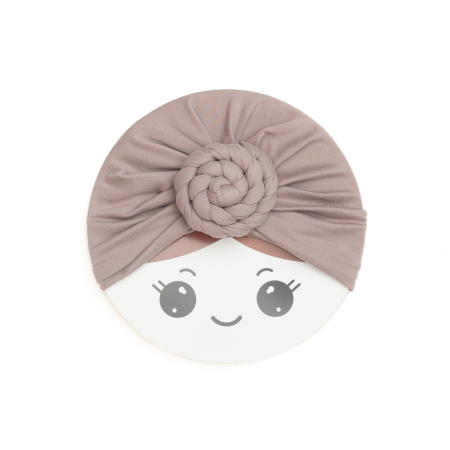 Pachet 3 turbane bebelusi Donut, spandex, Melvelo, Rose - Earth, Sage, Sand [5]
