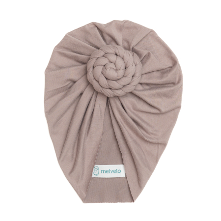 Pachet 3 turbane bebelusi Donut, spandex, Melvelo, Rose - Earth, Sage, Sand [6]