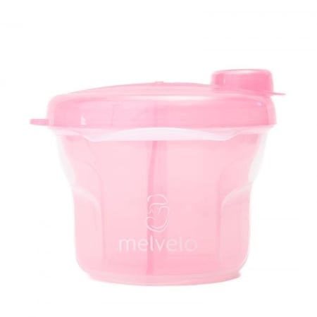 Pachet dozatoare lapte praf cu 4 si 3 compartimente – Melvelo Pink [3]